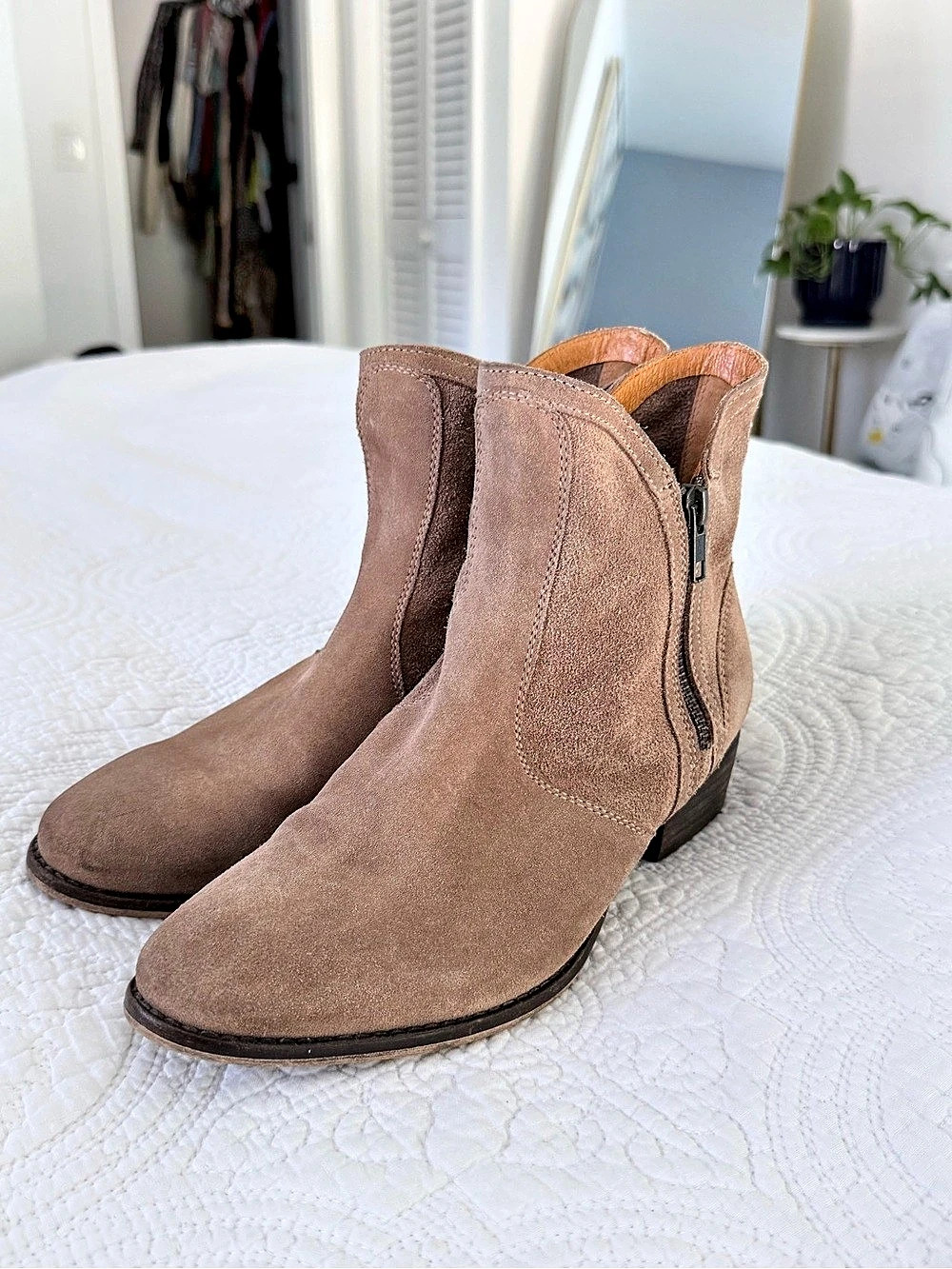 Seychelles On Stage Suede Ankle Boot Boots Brown US 7